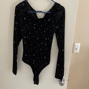 medium black bodysuit